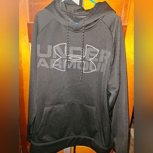 Under Armour Men's ColdGear Loose Fit Black Hoodie Size 2XL